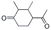 Cyclohexanone, 4-acetyl-2,3-dimethyl-(9ci) Structure,205674-15-3Structure