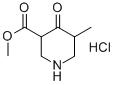 3-Methyl-5-methoxycarbonyl-4-piperidone hydrochloride Structure,205692-64-4Structure