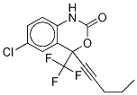 Rac 6-chloro-1,4-dihydro-4-(1-pentynyl)-4-(trifluoromethyl)-2h-3,1-benzoxazin-2-one Structure,205755-86-8Structure