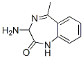 3-Amino-5-methyl-1,3-dihydro-benzo[e][1,4]diazepin-2-one Structure,205989-36-2Structure