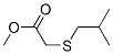 (Isobutylthio)acetic acid methyl ester Structure,20600-66-2Structure