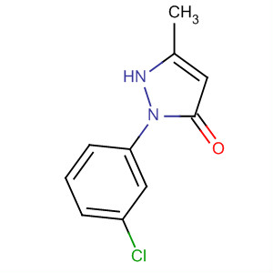 2-(3-Chlorophenyl)-1,2-dihydro-5-methyl-3h-pyrazol-3-one Structure,20629-91-8Structure