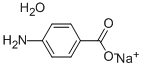 4-Aminobenzoic acid sodium salt hydrate Structure,206557-08-6Structure