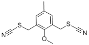 2,6-Bis(thiocyanatomethyl)-4-methylanisole Structure,206559-38-8Structure