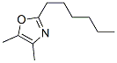 2-Hexyl-4,5-dimethyloxazole Structure,20662-87-7Structure