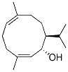 (1S,2e,6e,10s)-3,7-dimethyl -10-isopropyl -2,6-cyclodecadien-1-ol Structure,20674-02-6Structure