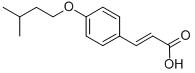 (2E)-3-[4-(3-Methylbutoxy)phenyl]acrylic acid Structure,20718-99-4Structure