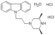 9-[3-(Cis-3,5-Dimethyl-1-piperazinyl)propyl]carbazole dihydrochloride monohydrate Structure,207233-98-5Structure