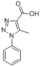 5-Methyl-1-phenyl-1h-[1,2,3]triazole-4-carboxylic acid Structure,20725-32-0Structure