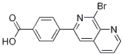 6-(4-Carboxyphenyl)-8-bromo-1,7-naphthyridine Structure,207279-31-0Structure