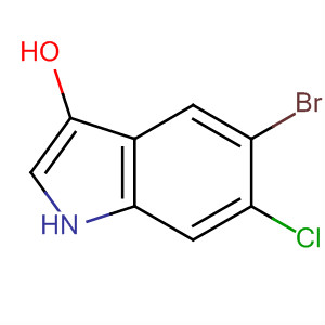 1-Boc-5-bromo-6-chloro-1h-indol-3-ol Structure,207674-91-7Structure