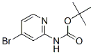 Carbamic acid, N-(4-bromo-2-pyridinyl)-, 1,1-dimethylethyl ester Structure,207799-10-8Structure