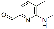 5-Methyl-6-methylamino-2-pyridinecarboxaldehyde Structure,208111-33-5Structure