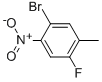 1-Bromo-4-fluoro-5-methyl-2-nitrobenzene Structure,208165-95-1Structure