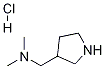 N,n-dimethyl(pyrrolidin-3-yl)methanamine hydrochloride Structure,208711-42-6Structure