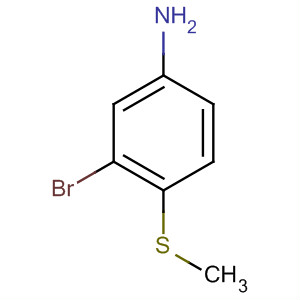 3-Bromo-4-(methylthio)benzenamine Structure,20901-65-9Structure