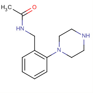 N-(2-(piperazin-1-yl)benzyl)acetamide Structure,209160-78-1Structure