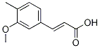 3-(3-Methoxy-4-methylphenyl)acrylicacid Structure,209287-19-4Structure