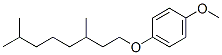 1-[(3,7-Dimethyloctyl)oxy]-4-methoxybenzene Structure,209347-80-8Structure