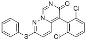 5-(2,6-Dichlorophenyl)-2-phenylsulfanylpyridazino[6,1-f]pyrimidin-6-one Structure,209409-98-3Structure