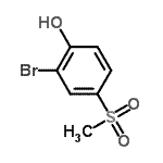 2-Bromo-4-(methylsulfonyl)phenol Structure,20951-43-3Structure