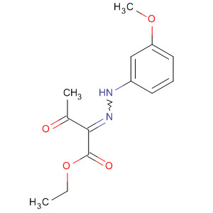 Butanoic acid, 2-[(3-methoxyphenyl)hydrazono]-3-oxo-, ethyl ester Structure,20954-27-2Structure