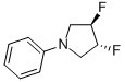 (3R,4r)-3,4-difluoro-1-phenylpyrrolidine Structure,209625-77-4Structure