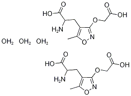 (R,s)-2-amino-3-[3-(carboxymethoxy)-5-methyl-isoxazol-4-yl]propionic acid sesquihydrate Structure,209977-56-0Structure