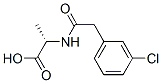 Alanine, n-[(3-chlorophenyl)acetyl]-(9ci) Structure,209995-96-0Structure