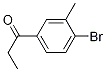 1-(4-Bromo-3-methylphenyl)propan-1-one Structure,210228-01-6Structure