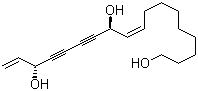 9,17-Octadecadiene-12,14-diyne-1,11,16-triol Structure,211238-60-7Structure