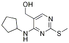 4-(Cyclopentylamino)-2-(methylthio)-5-pyrimidinemethanol Structure,211245-63-5Structure