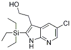 1H-pyrrolo[2,3-b]pyridine-3-ethanol, 5-chloro-2-(triethylsilyl)- Structure,211308-86-0Structure