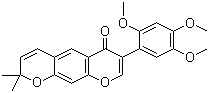 2’,4’,5’-Trimethoxy-2’’,2’’-dimethylpyrano[5’’,6’’:6,7]isoflavone Structure,211799-56-3Structure