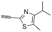 Thiazole, 2-ethynyl-5-methyl-4-(1-methylethyl)- (9ci) Structure,211940-17-9Structure