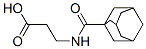 3-[(1-Adamantylcarbonyl)amino]propanoic acid Structure,21241-42-9Structure