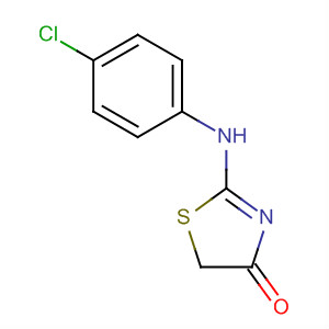 2-[(4-Chlorophenyl)amino]-4(5h)-thiazolone Structure,21262-23-7Structure