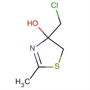 4-(Chloromethyl)-4,5-dihydro-2-methyl-4-thiazolol Structure,21262-97-5Structure