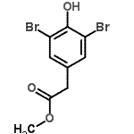 Methyl-3,5-dibromo-4-hydroxyphenylacetate Structure,212688-02-3Structure