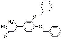 3-Amino-3-(3,4-dibenzyloxy-phenyl)-propionic acid Structure,213192-60-0Structure