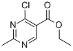 5-Pyrimidinecarboxylic acid, 4-chloro-2-methyl-, ethyl ester Structure,2134-36-3Structure