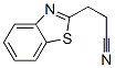 2-Benzothiazolepropanenitrile(9ci) Structure,21344-51-4Structure