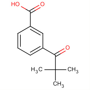 3-(2,2-Dimethyl-1-oxopropyl)benzoic acid Structure,213598-04-0Structure