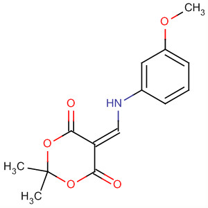 5-[(3-Methoxyphenylamino)methylene]-2,2-dimethyl-1,3-dioxane-4,6-dione Structure,213699-52-6Structure