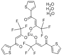 Europium(III) thenoyltrifluoroacetonate, trihydrate Structure,21392-96-1Structure