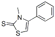 3-Methyl-4-phenylthiazoline-2-thione Structure,21402-19-7Structure