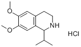 1-Isopropyl-6,7-dimethoxy-1,2,3,4-tetrahydroisoquinoline hydrochloride Structure,214046-76-1Structure