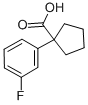 1-(3-Fluorophenyl)cyclopentanecarboxylic acid Structure,214262-97-2Structure