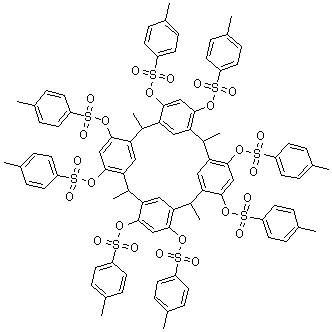 3,5,10,12,17,19,24,26-Octakis-tosyloxy-1,8,15,22-tetramethyl[4]resopcinolarene Structure,214358-32-4Structure