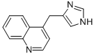 Quinoline, 4-(1h-imidazol-4-ylmethyl)- (9ci) Structure,214700-58-0Structure